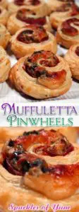 These Muffuletta Pinwheels were absolutely incredible, extremely flavorful, and surprisingly easy to make.