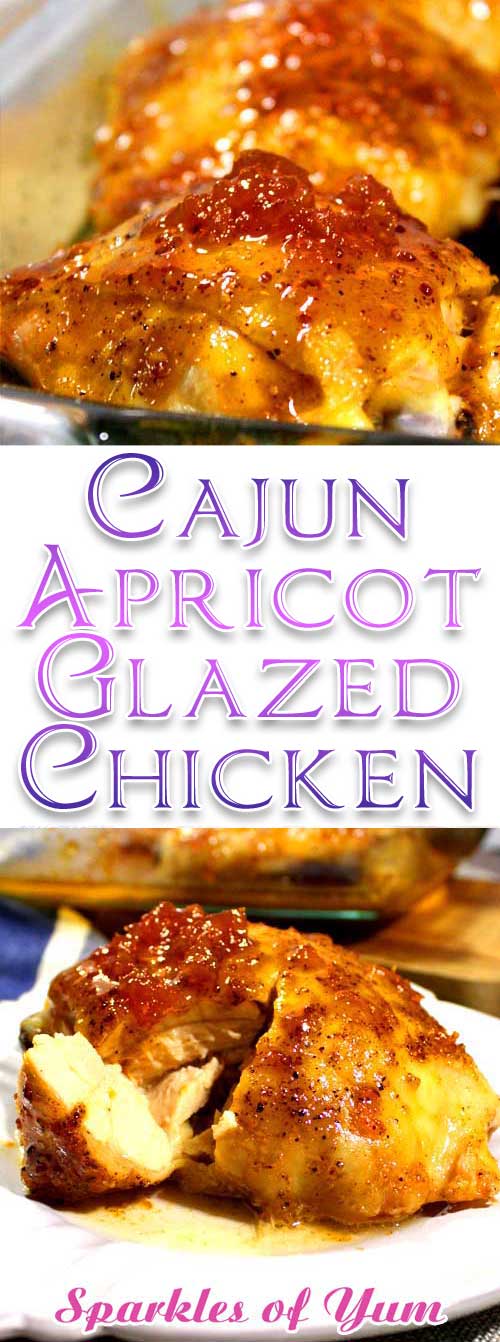 Cajun Apricot Glazed Chicken