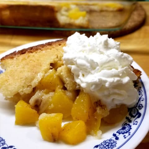 Quick Peach Cobbler