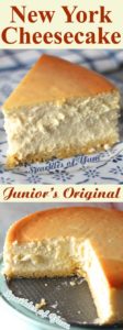 This recipe for New York cheesecake is the magic formula used by Junior's bakery in NYC since the 1950's to make their world famous cheesecake!