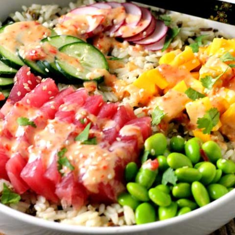 Hawaiian Tuna Poke Bowl