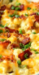 When looking for an impressive side dish, this Bacon Cheddar Ranch Cauliflower Casserole is THE go to side for holidays!