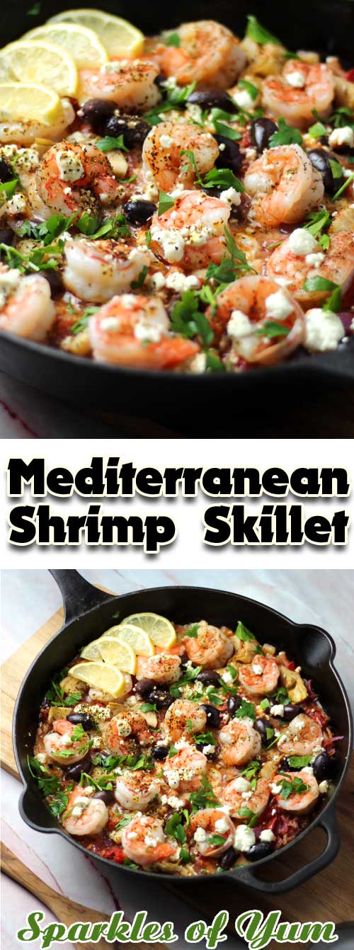 Mediterranean Shrimp Skillet