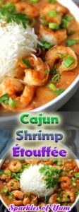 A dish that is so creamy with seasonings that just wake up your taste buds. This Shrimp Etouffee recipe is not too spicy, it just blends all of it's parts together in perfect harmony. It is so delicious and so satisfying.
