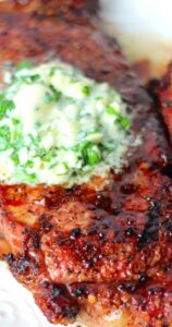 If you are a lover of meat these Grilled Ribeye Steaks with Gorgonzola Herb Butter will definitely jump to the top of your list of favorite things with a quickness.