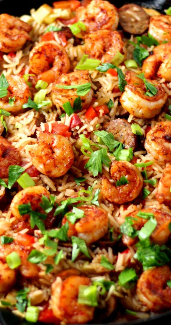 Cajun Shrimp Fried Rice - Sparkles of Yum