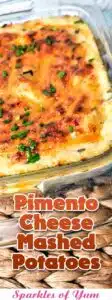 With its creamy texture, cheesy goodness, and a hint of sweetness from the pimentos, and a surprise ingredient, these Pimento Cheese Mashed Potatoes are sure to become a star at your dinner table.