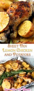 This Sheet Pan Lemon Chicken and Potatoes dish is not only a breeze to make but also delivers a burst of fresh, vibrant flavors that will have your family coming back for seconds. #chicken #recipe #dinnerideas #sheetpan #easyrecipe